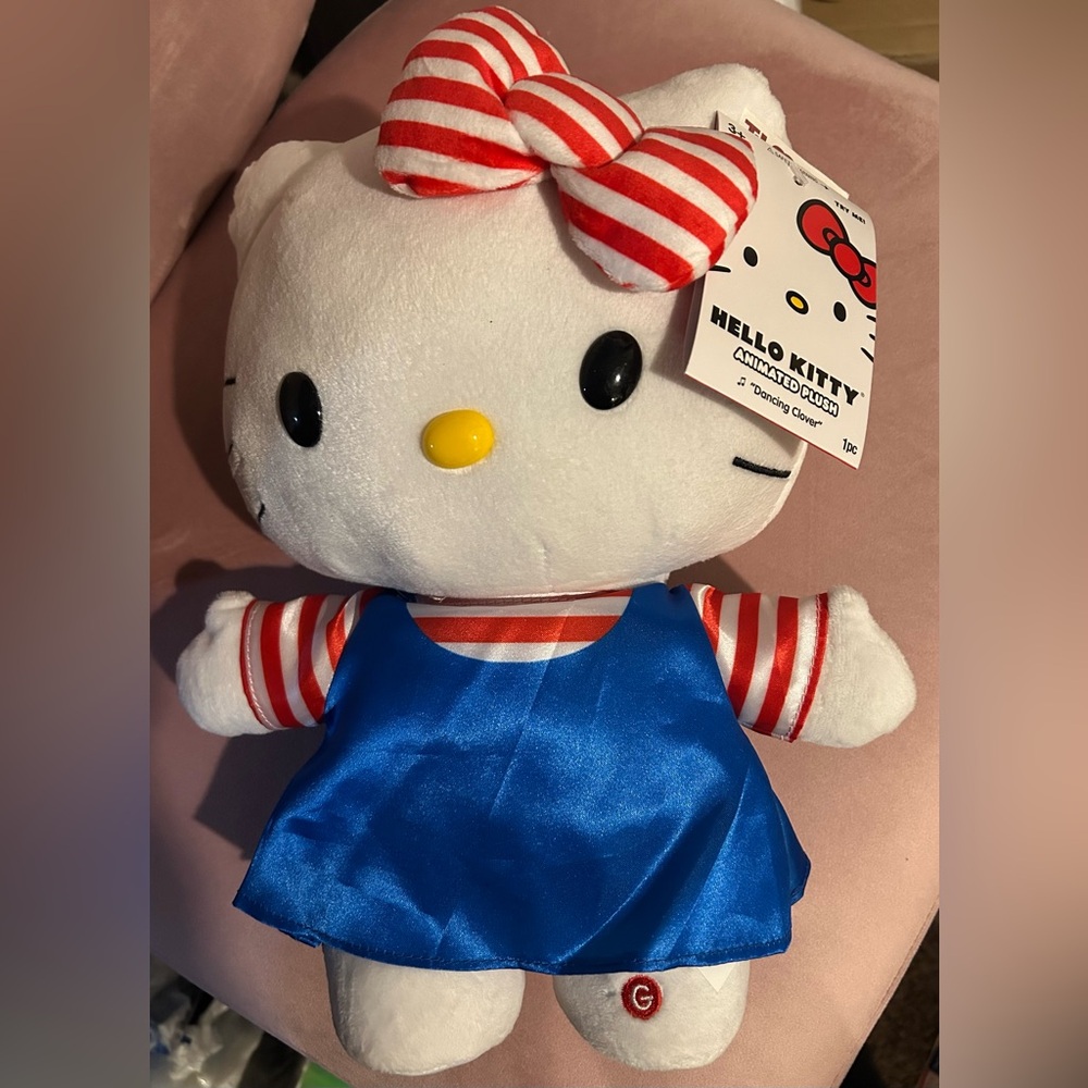 New Hello Kitty Plush Fourth of July Side Stepper
